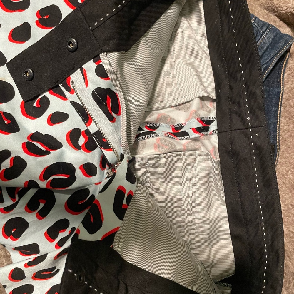 Source Unknown Black and Red Leopard Print Women'… - image 3